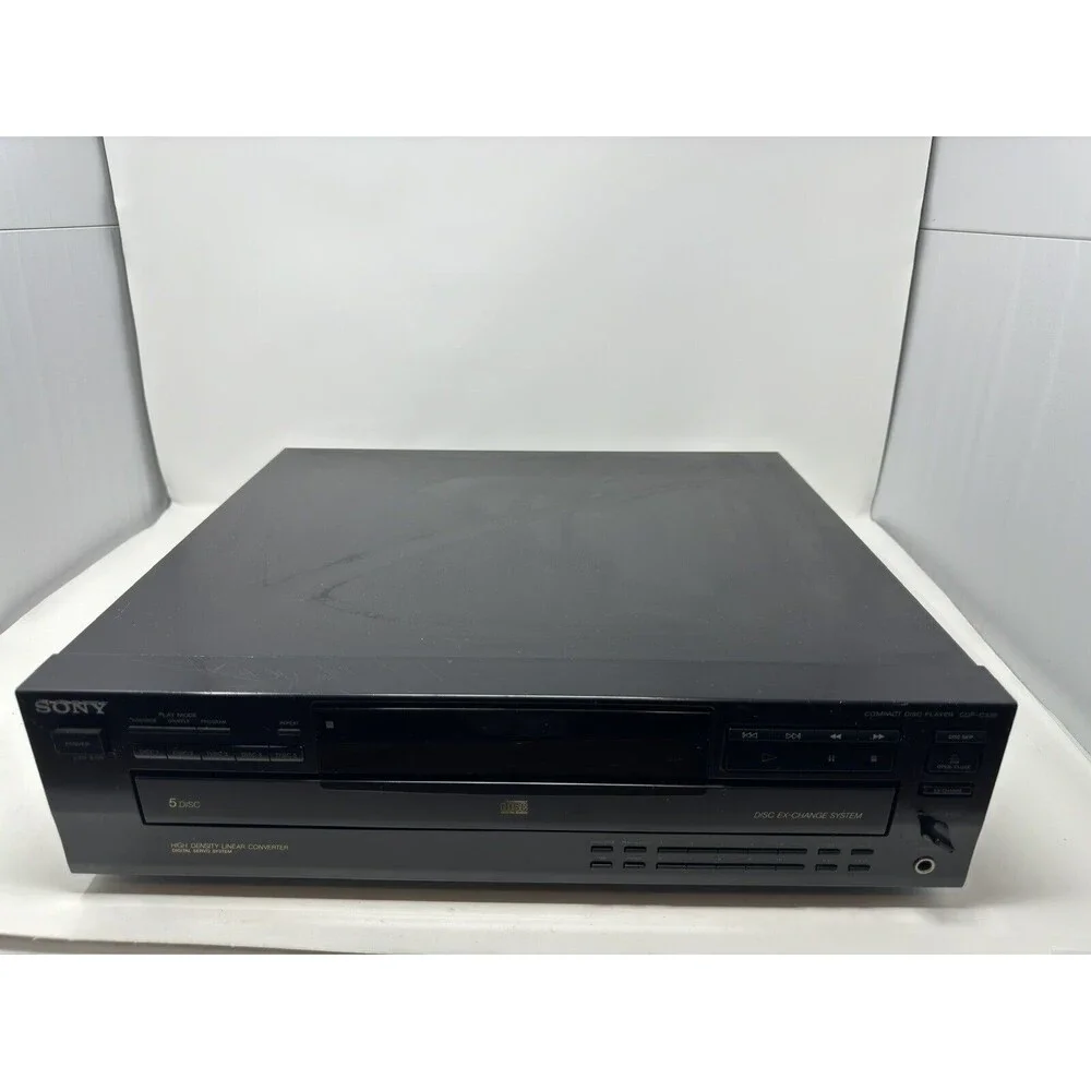 Sony CDP-C335 5 Disc CD Changer/Player No Remote - Tested And Working